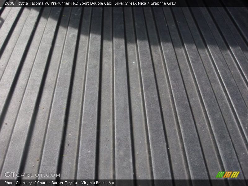Silver Streak Mica / Graphite Gray 2008 Toyota Tacoma V6 PreRunner TRD Sport Double Cab