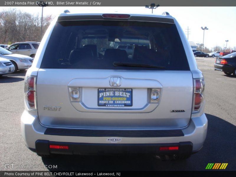 Billet Silver Metallic / Gray 2007 Honda Pilot EX-L 4WD