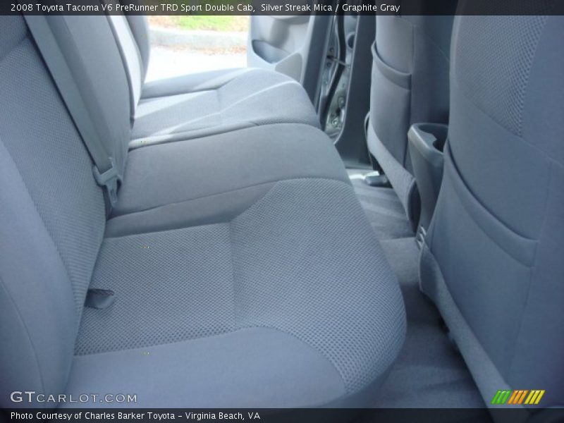 Silver Streak Mica / Graphite Gray 2008 Toyota Tacoma V6 PreRunner TRD Sport Double Cab
