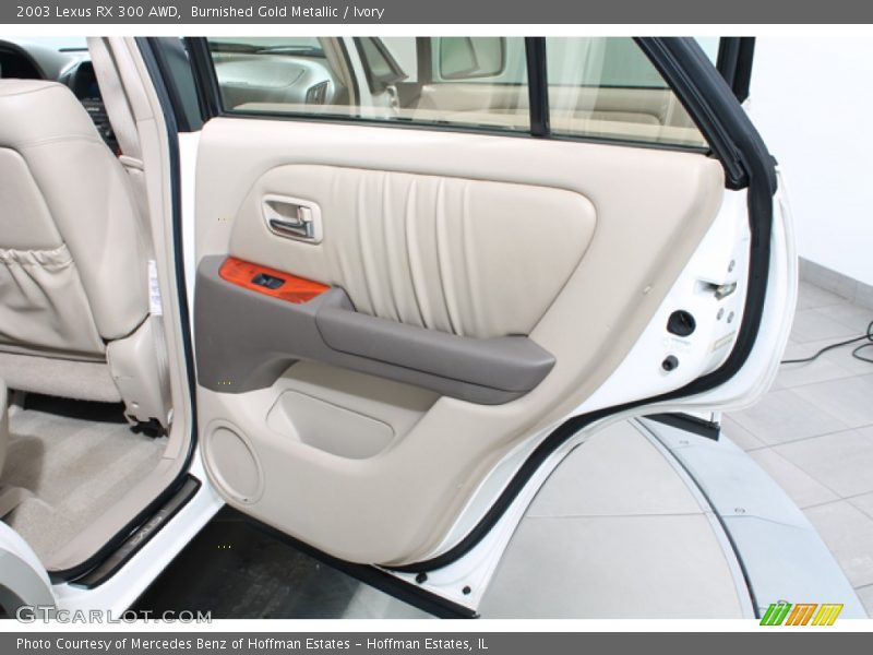Burnished Gold Metallic / Ivory 2003 Lexus RX 300 AWD