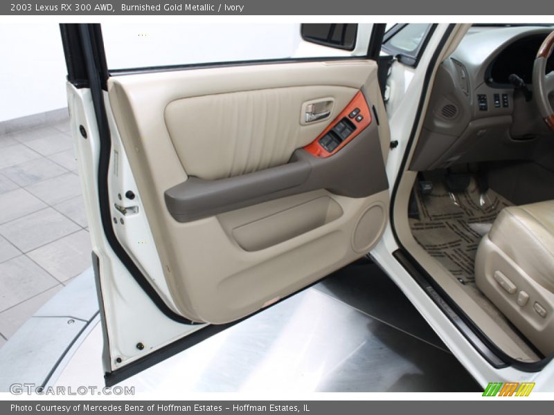 Burnished Gold Metallic / Ivory 2003 Lexus RX 300 AWD