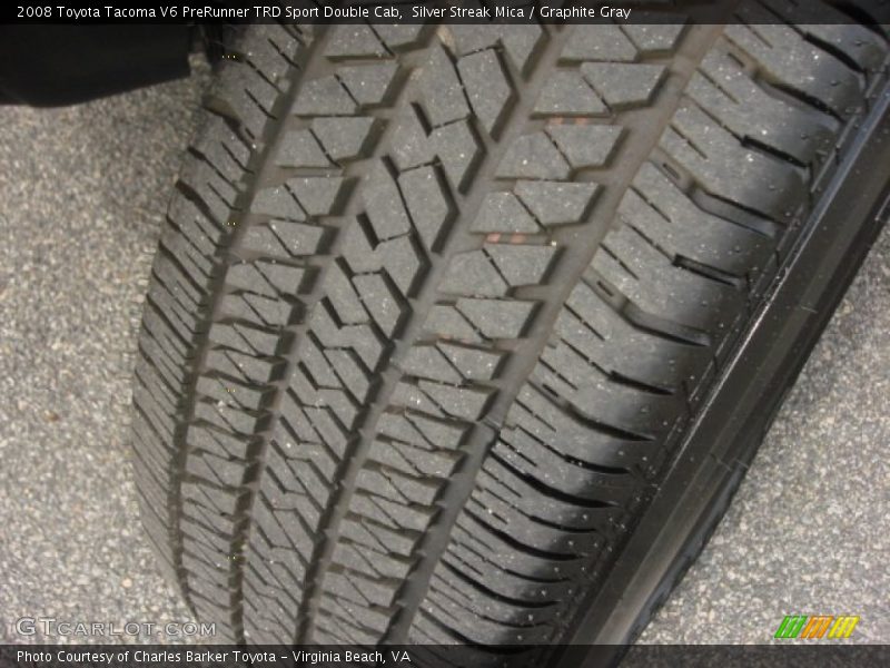 Silver Streak Mica / Graphite Gray 2008 Toyota Tacoma V6 PreRunner TRD Sport Double Cab