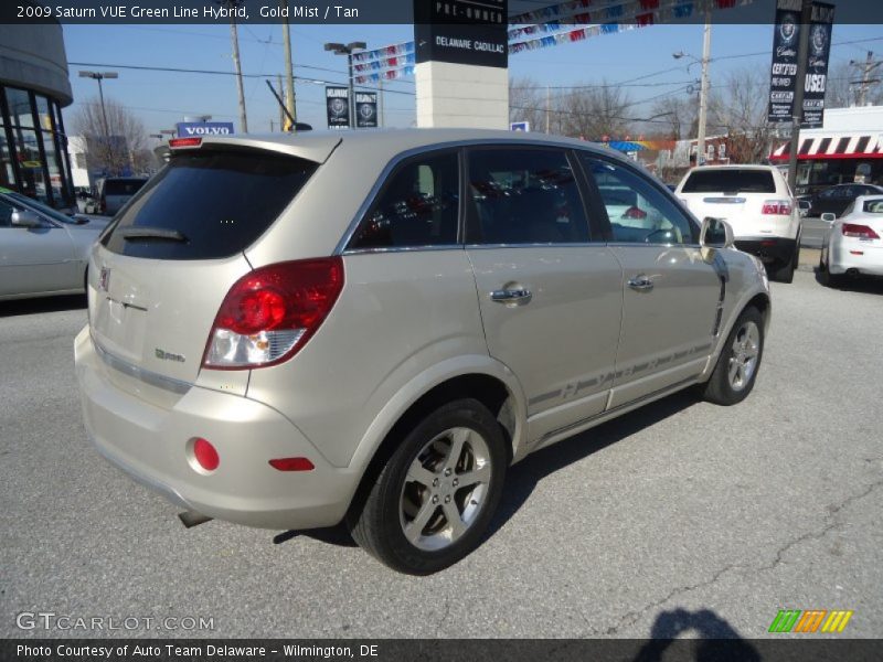 Gold Mist / Tan 2009 Saturn VUE Green Line Hybrid