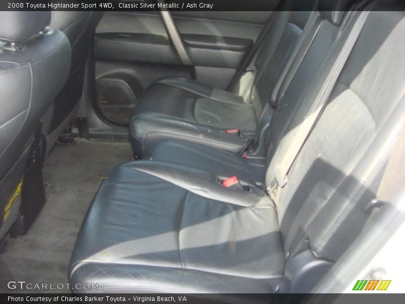 Rear Seat of 2008 Highlander Sport 4WD