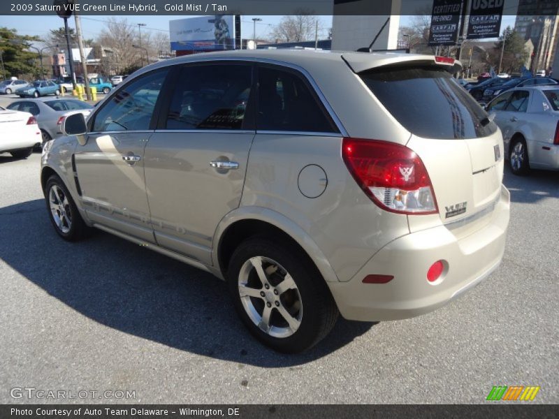 Gold Mist / Tan 2009 Saturn VUE Green Line Hybrid