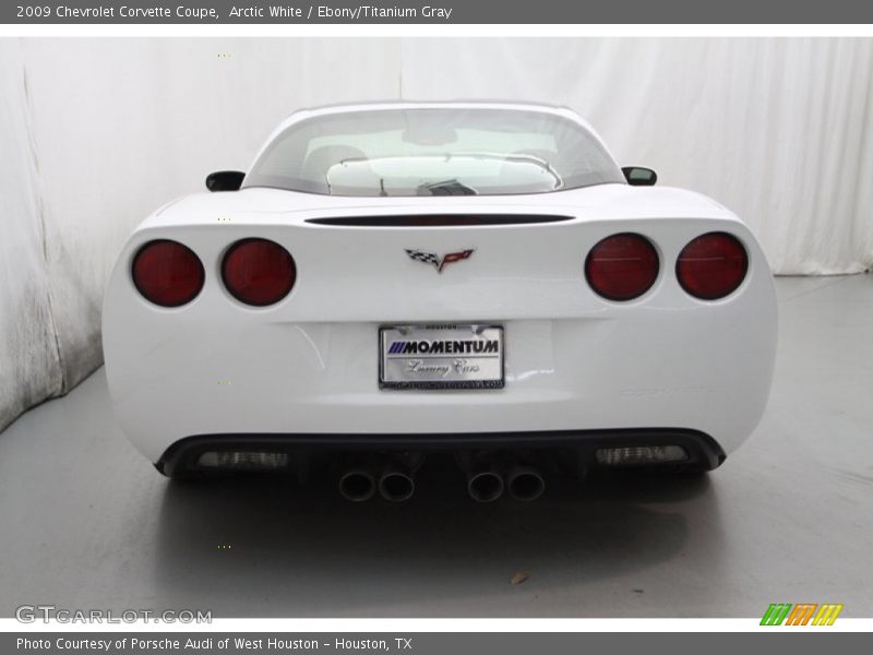 Arctic White / Ebony/Titanium Gray 2009 Chevrolet Corvette Coupe