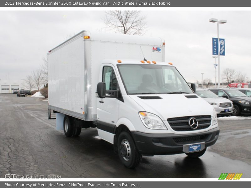 Arctic White / Lima Black Fabric 2012 Mercedes-Benz Sprinter 3500 Cutaway Moving Van