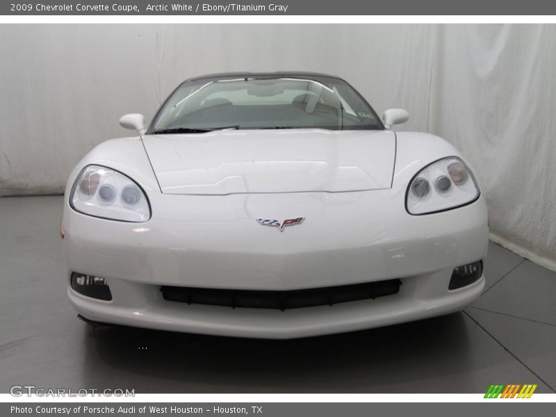 Arctic White / Ebony/Titanium Gray 2009 Chevrolet Corvette Coupe