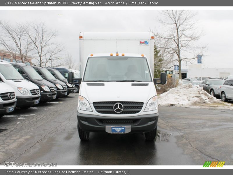 Arctic White / Lima Black Fabric 2012 Mercedes-Benz Sprinter 3500 Cutaway Moving Van