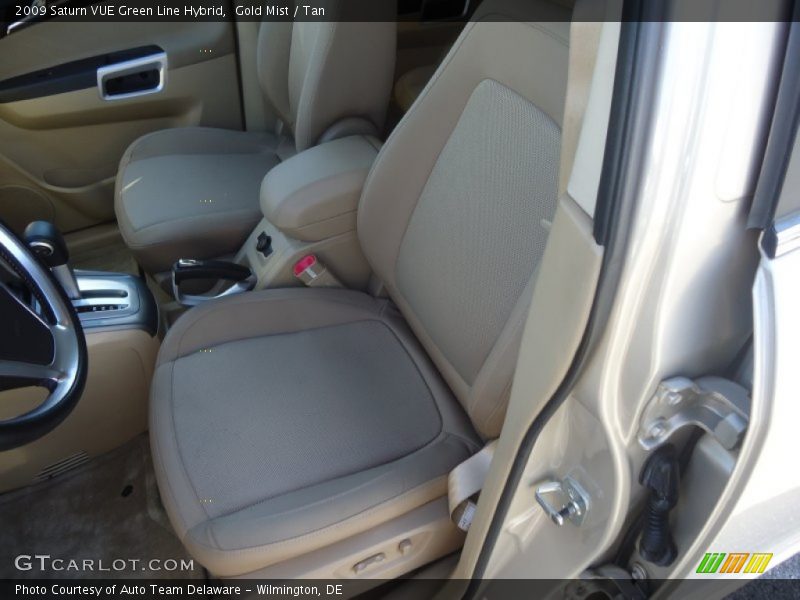 Front Seat of 2009 VUE Green Line Hybrid