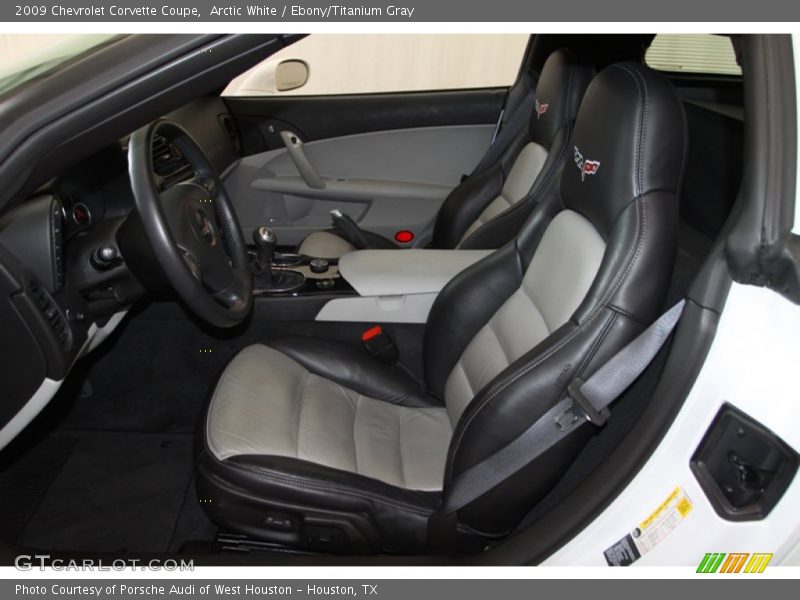 Front Seat of 2009 Corvette Coupe