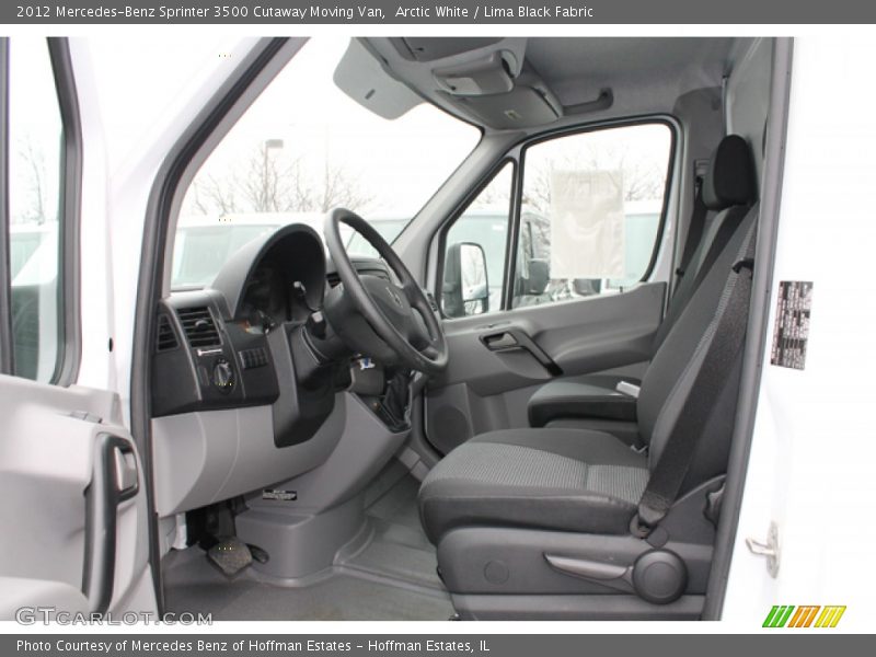  2012 Sprinter 3500 Cutaway Moving Van Lima Black Fabric Interior