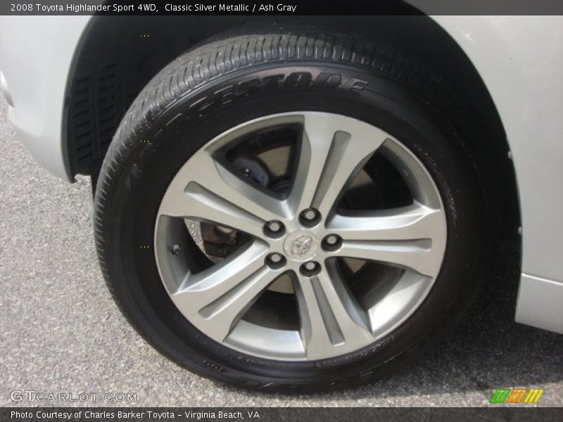  2008 Highlander Sport 4WD Wheel