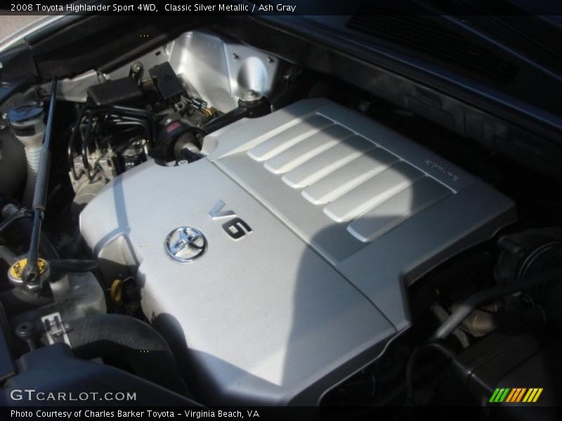 Classic Silver Metallic / Ash Gray 2008 Toyota Highlander Sport 4WD