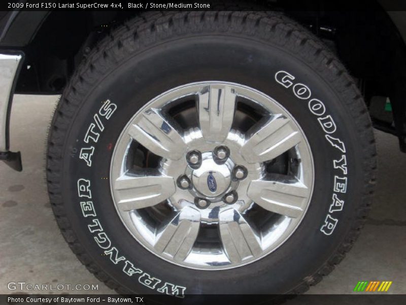 Black / Stone/Medium Stone 2009 Ford F150 Lariat SuperCrew 4x4