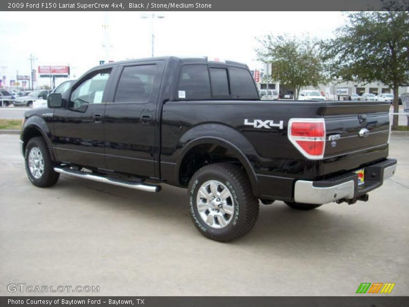 Black / Stone/Medium Stone 2009 Ford F150 Lariat SuperCrew 4x4