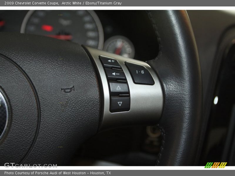 Arctic White / Ebony/Titanium Gray 2009 Chevrolet Corvette Coupe