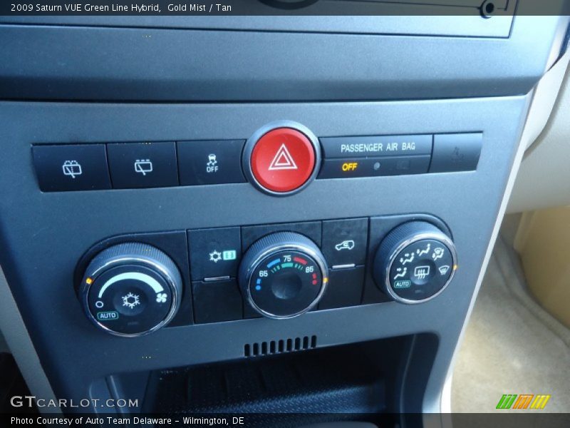 Controls of 2009 VUE Green Line Hybrid
