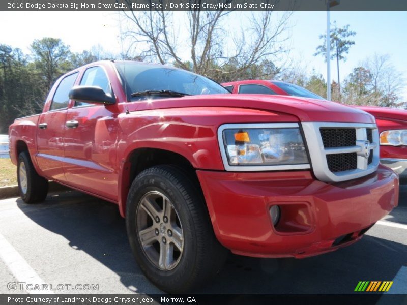 Front 3/4 View of 2010 Dakota Big Horn Crew Cab