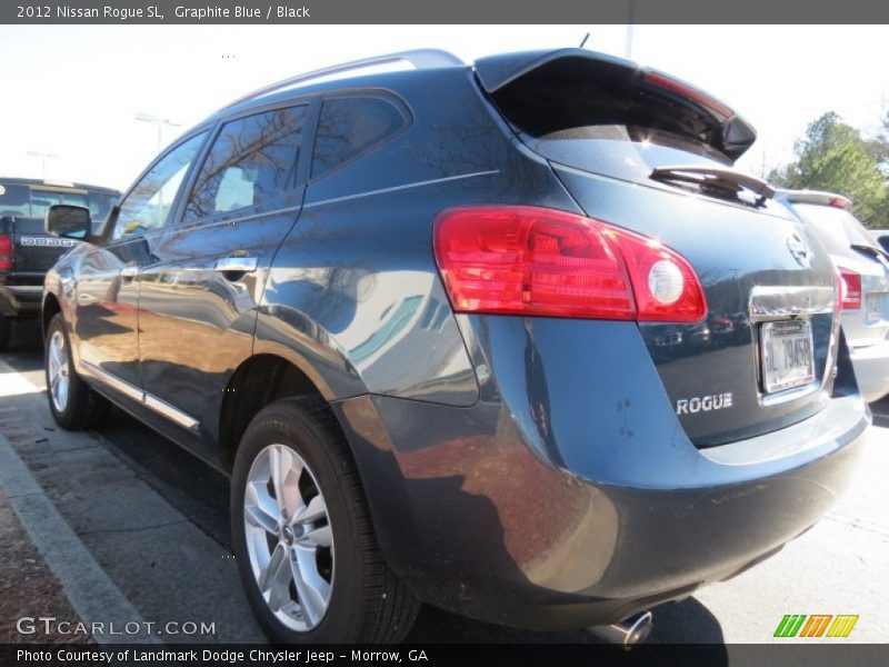 Graphite Blue / Black 2012 Nissan Rogue SL