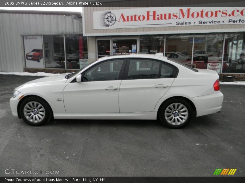 Alpine White / Black 2009 BMW 3 Series 328xi Sedan