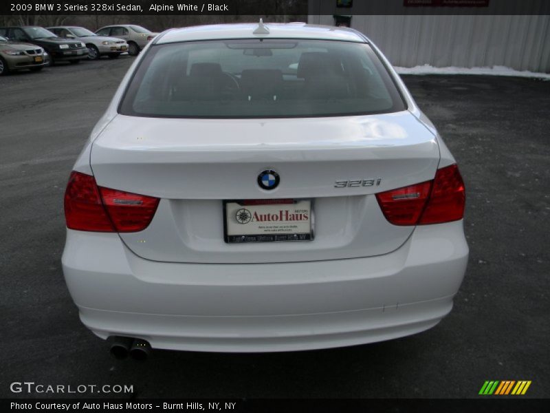 Alpine White / Black 2009 BMW 3 Series 328xi Sedan