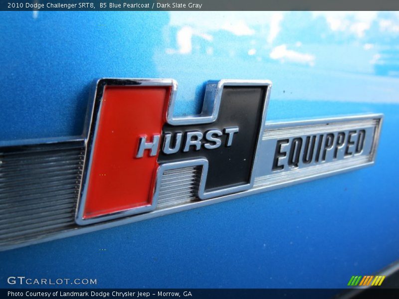 B5 Blue Pearlcoat / Dark Slate Gray 2010 Dodge Challenger SRT8