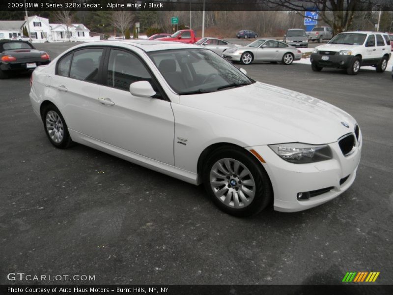 Alpine White / Black 2009 BMW 3 Series 328xi Sedan