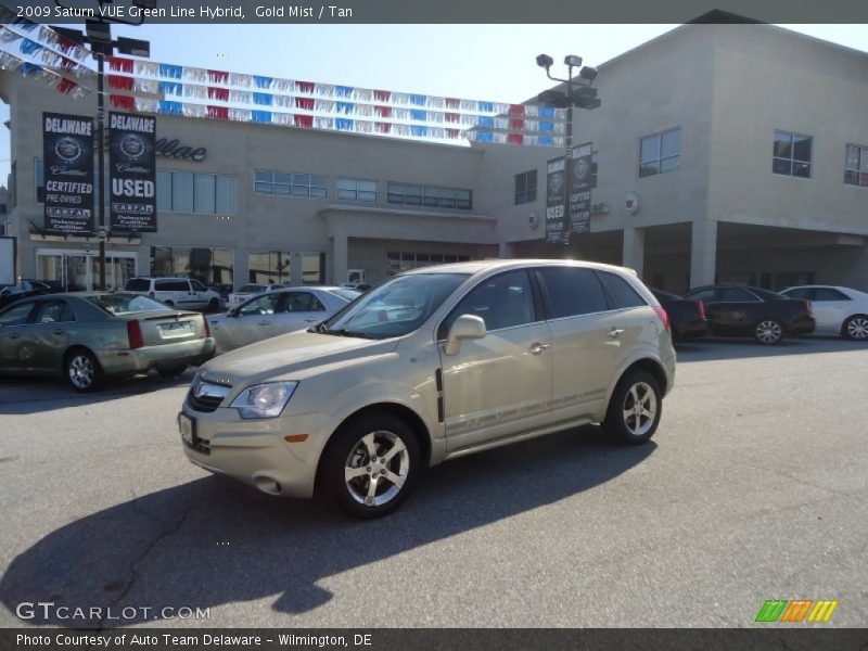 Gold Mist / Tan 2009 Saturn VUE Green Line Hybrid