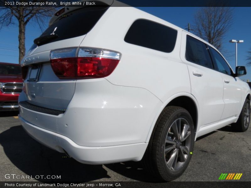 Bright White / Black 2013 Dodge Durango Rallye