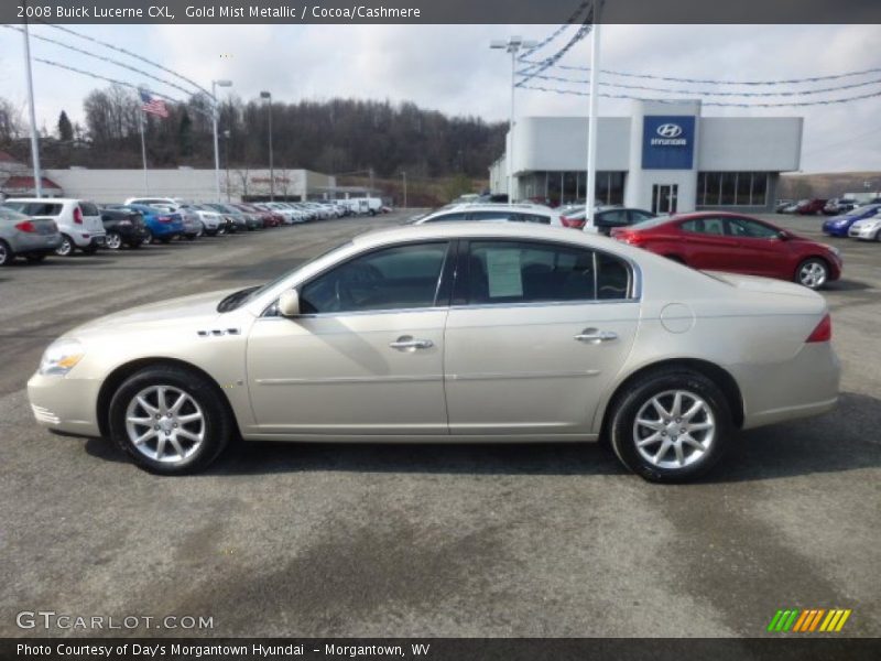 Gold Mist Metallic / Cocoa/Cashmere 2008 Buick Lucerne CXL