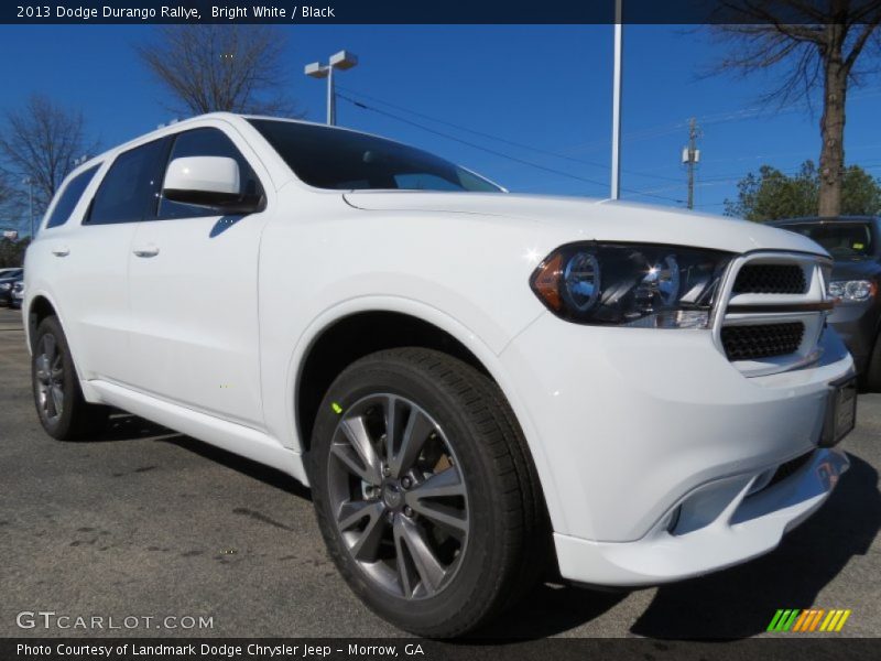 Bright White / Black 2013 Dodge Durango Rallye
