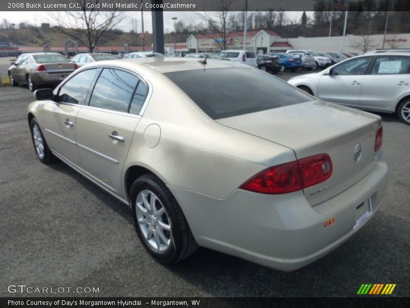 Gold Mist Metallic / Cocoa/Cashmere 2008 Buick Lucerne CXL