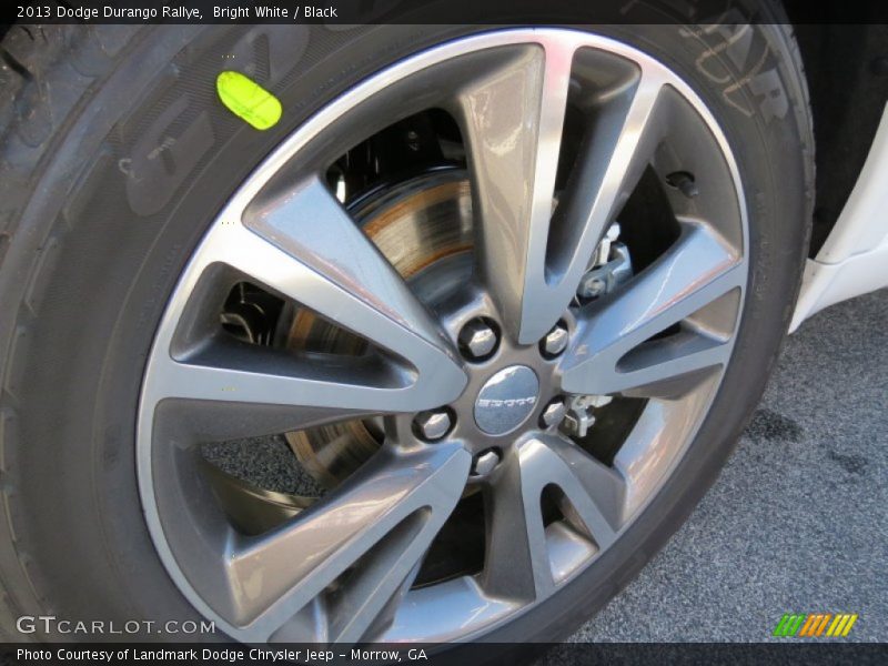 Bright White / Black 2013 Dodge Durango Rallye