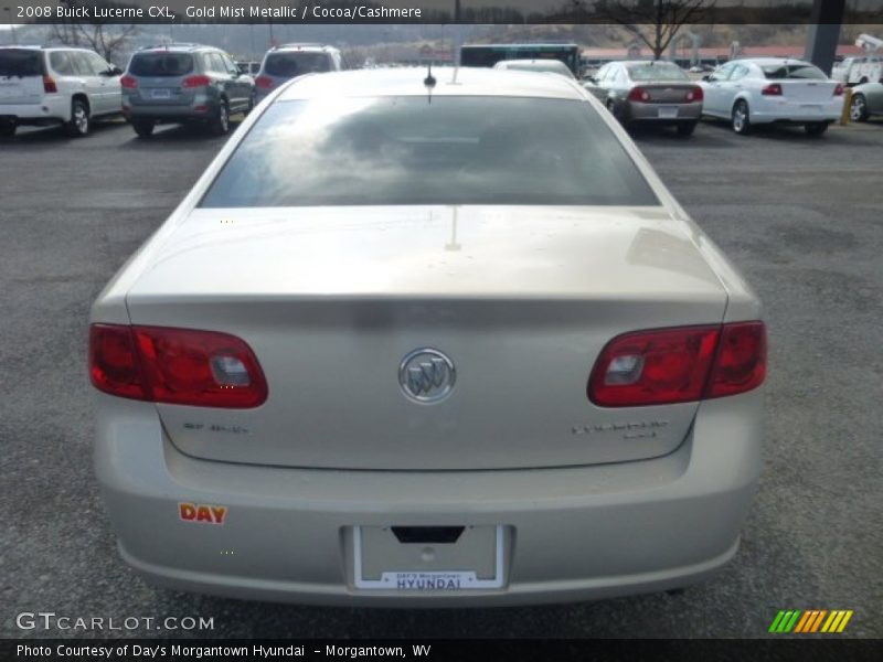 Gold Mist Metallic / Cocoa/Cashmere 2008 Buick Lucerne CXL