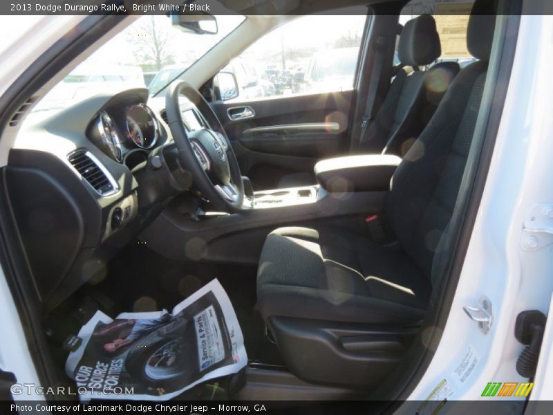 Bright White / Black 2013 Dodge Durango Rallye