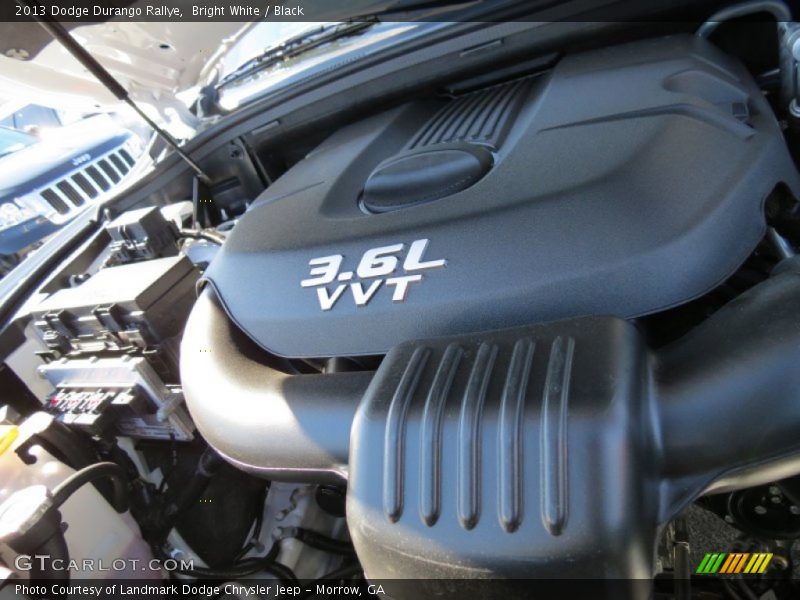 Bright White / Black 2013 Dodge Durango Rallye