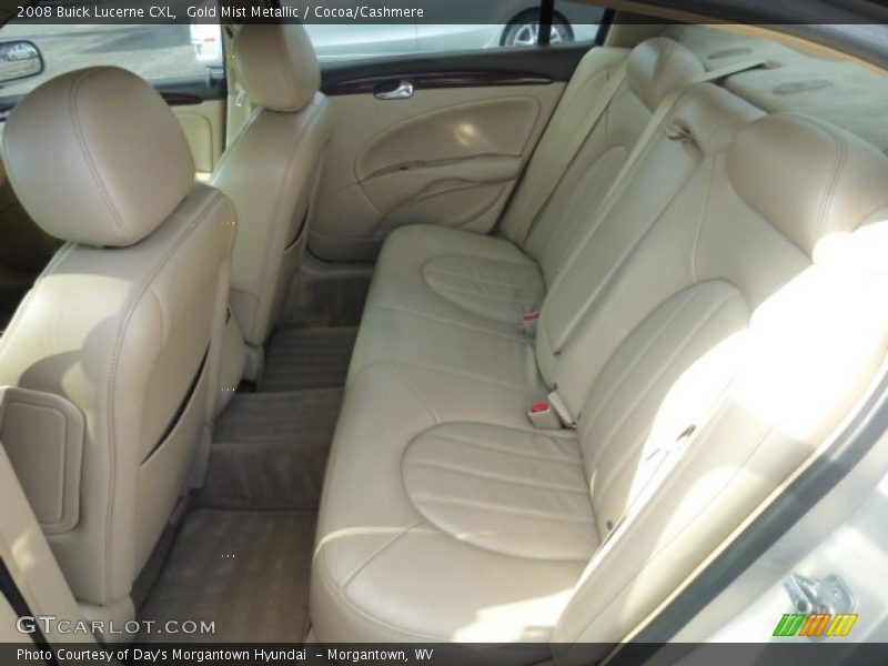 Rear Seat of 2008 Lucerne CXL
