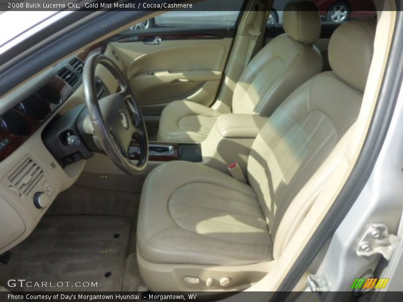 Front Seat of 2008 Lucerne CXL