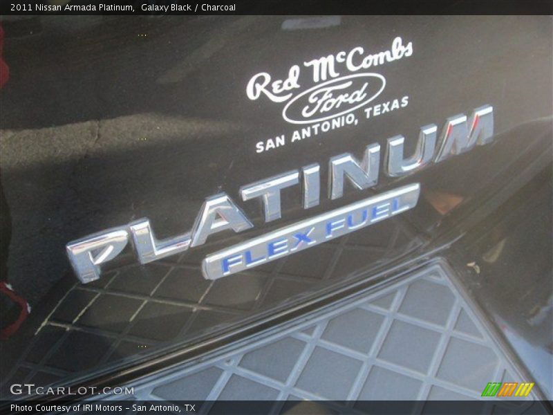 Galaxy Black / Charcoal 2011 Nissan Armada Platinum