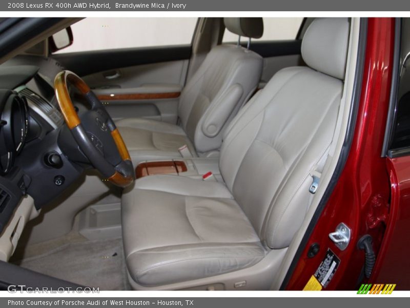Front Seat of 2008 RX 400h AWD Hybrid