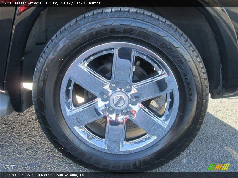 Galaxy Black / Charcoal 2011 Nissan Armada Platinum