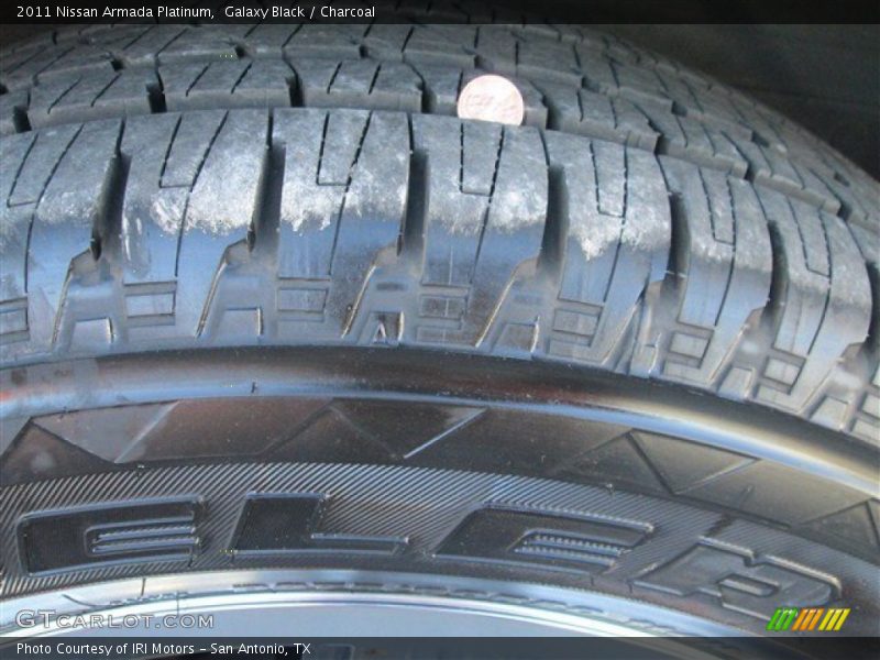 Galaxy Black / Charcoal 2011 Nissan Armada Platinum