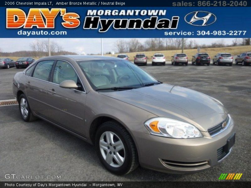 Amber Bronze Metallic / Neutral Beige 2006 Chevrolet Impala LT