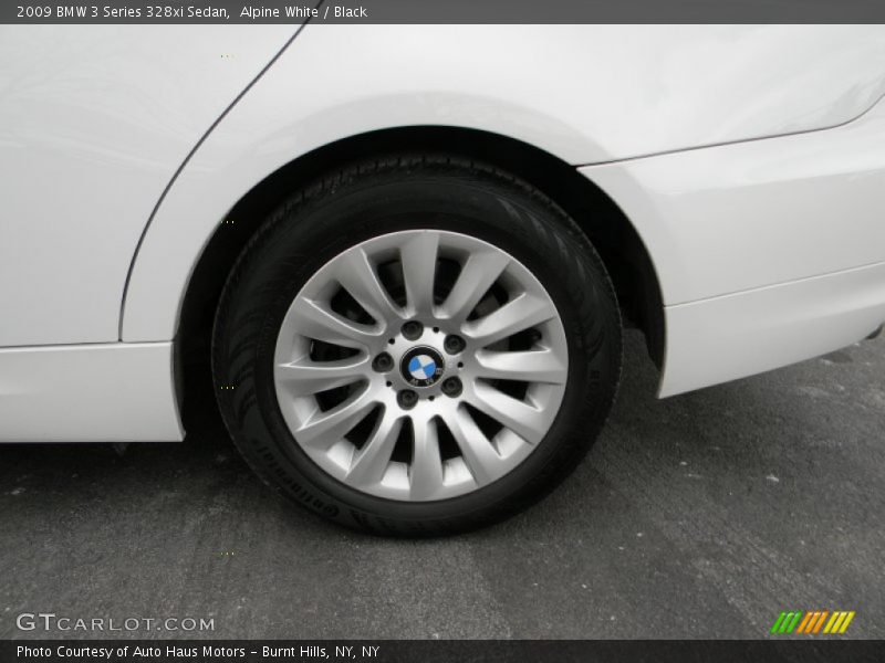 Alpine White / Black 2009 BMW 3 Series 328xi Sedan