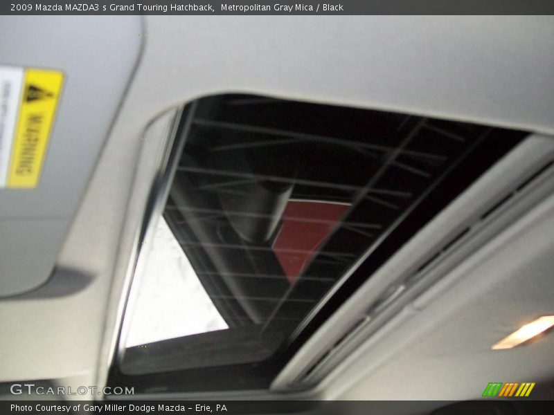 Metropolitan Gray Mica / Black 2009 Mazda MAZDA3 s Grand Touring Hatchback