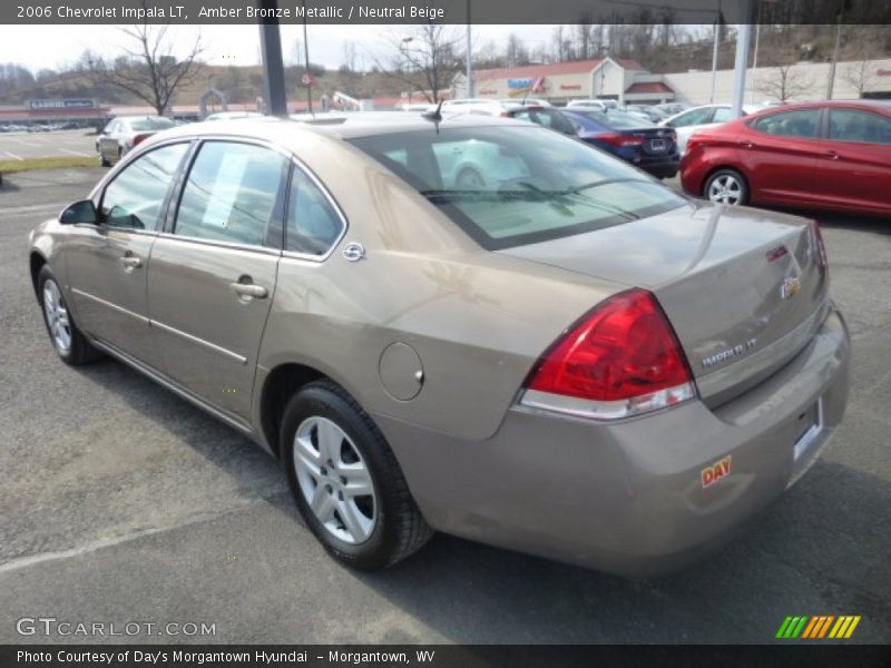 Amber Bronze Metallic / Neutral Beige 2006 Chevrolet Impala LT