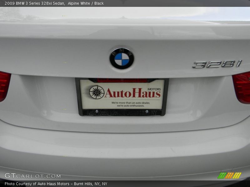 Alpine White / Black 2009 BMW 3 Series 328xi Sedan