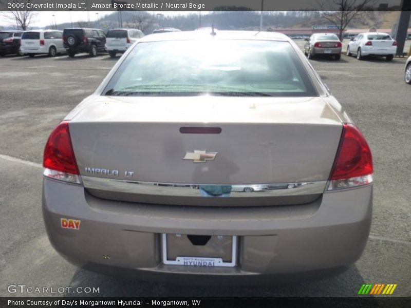 Amber Bronze Metallic / Neutral Beige 2006 Chevrolet Impala LT