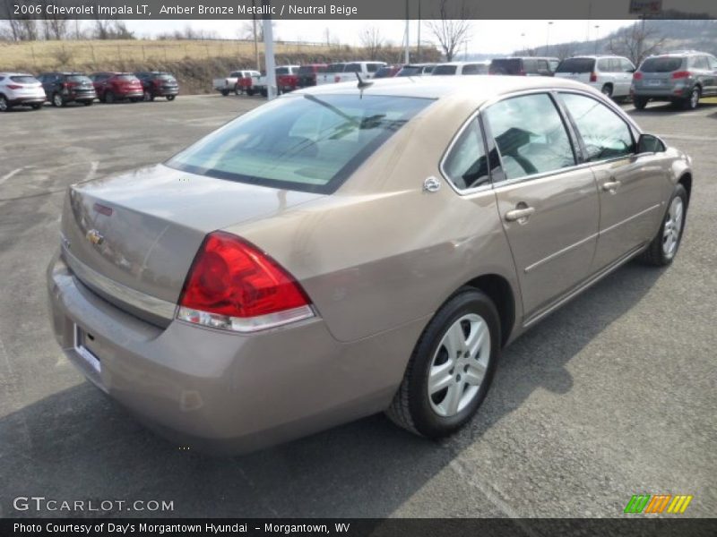 Amber Bronze Metallic / Neutral Beige 2006 Chevrolet Impala LT
